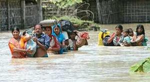 Aug 2008 flood disaster due to breach in Kosi Embankment