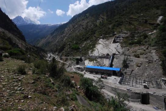 Rishiganga HEP Photo: Ashish Kothari, Courtesy The Hindu