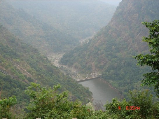 No flows in Sharavathy downstream Linganmakki  Dam and Jog Falls. Photo: SANDRP