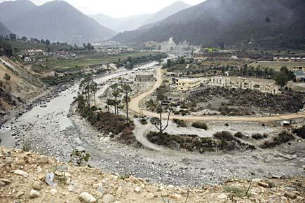 Dry River at Uttarkashi Photo: Open Magazine