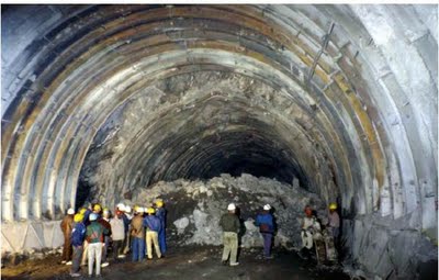 Underground Tunnel at Nathpa Jhakri Project