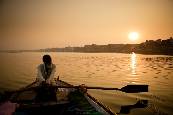Ferryman at Varanasi Photo: with thanks from Gavin Gough gavingough.photoshelter.com
