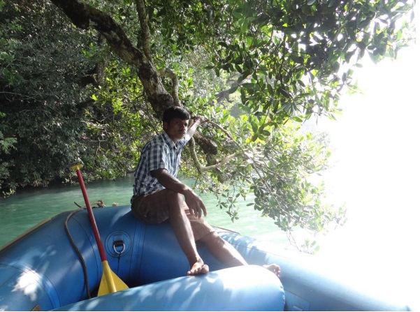 Guide from one of the homestay-resorts, a resident of Dandeli Photo: Author