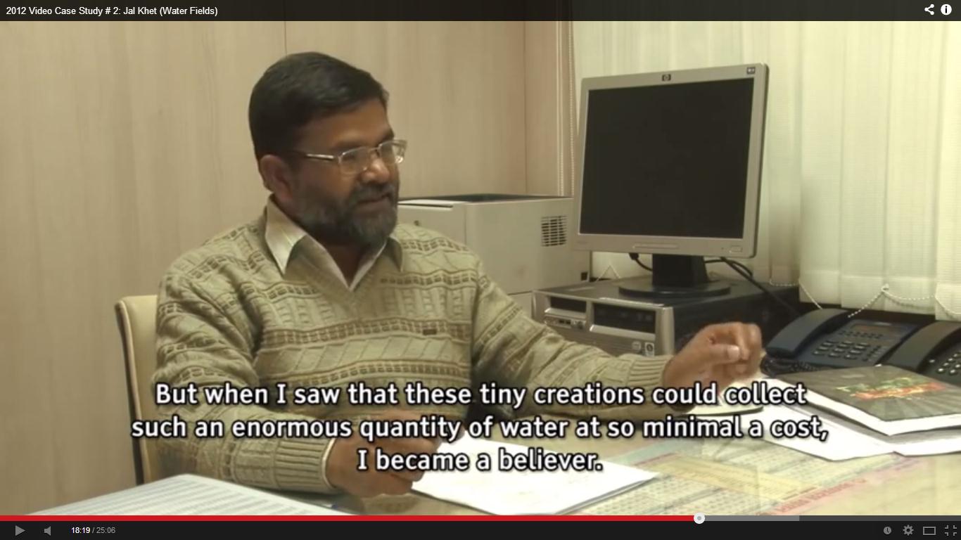 Another screenshot from Jal Khet showing why the govt official changed his views