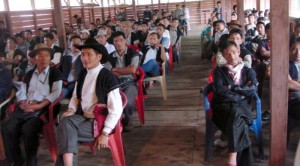 Meeting protesting against Public Hearing of 2700 MW Lower Siang HEP Photo: Echo of Arunachal