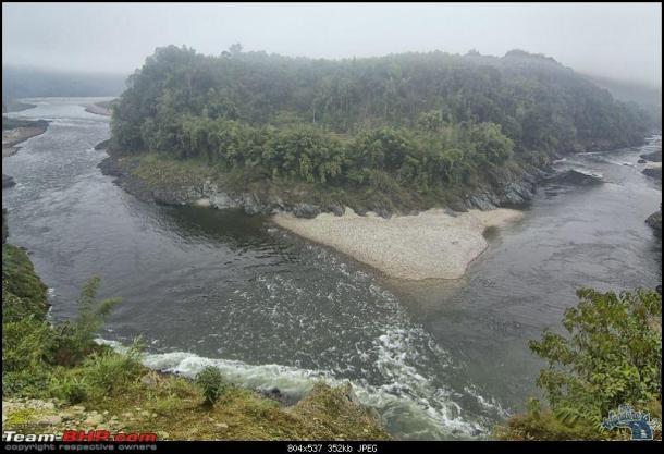 Formation of River Siyom, which will have multiple dams in a cascade Photo from: Team BHP