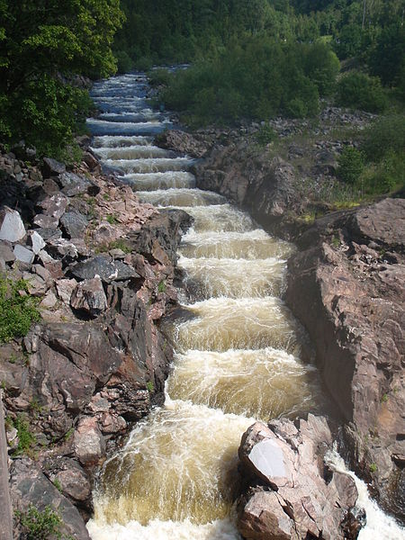 Special Fish Ladder for Salmon in Sweden. Photo: Wikipedia