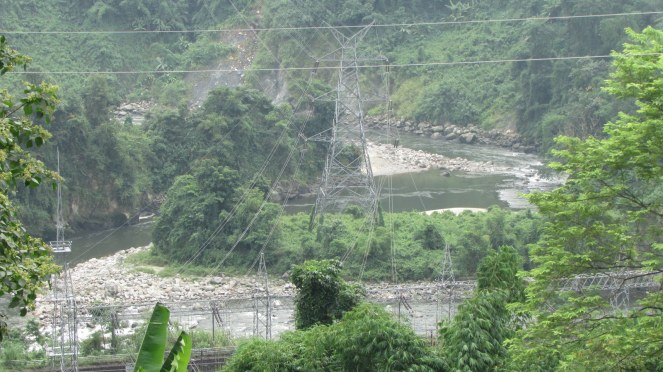 Dikrong Power Station at Hoz where water from Ranganadi HEP is released in Dikrong. Photo: Parag Jyoti Saikia 