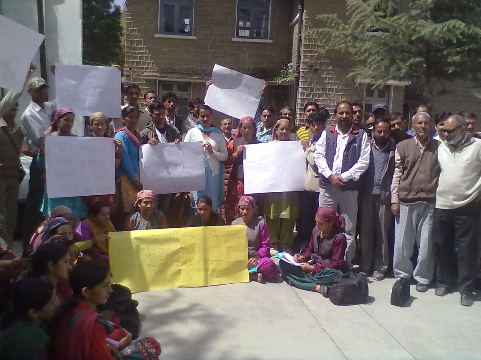 Protest against Luhri Dam