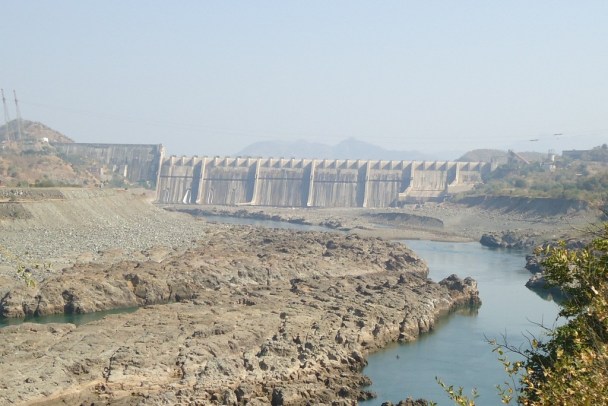 Sardar Sarovar Dam in the upstream of Garudeshwar dam. Photo - SANDRP 