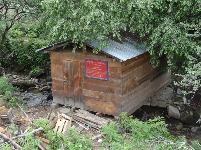 Different ways of using the flow: A storehouse for Apples and other seasonal fruits, built on the top of a stream, which acts like a natural AC Photo: SANDRP