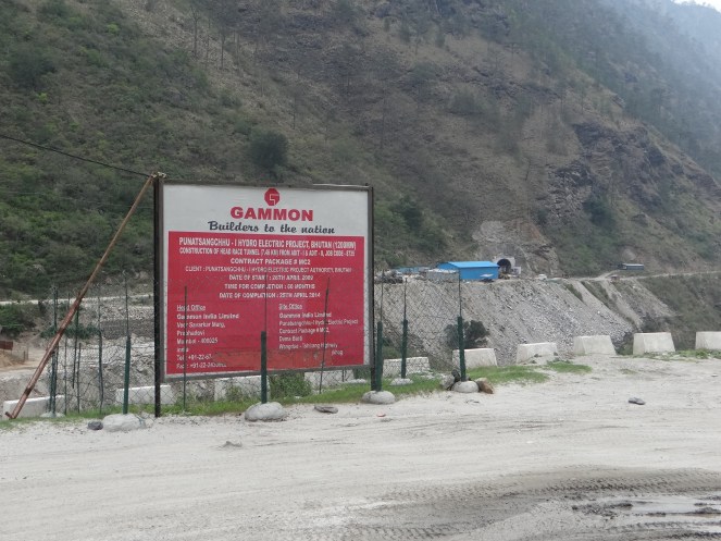 Gammon India is contractor for 7.48 kms Head Race Tunnel. Bharat Heavy Electricals and HCC are also contractors in PSHP I Photo: SANDRP