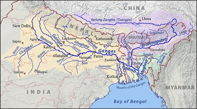 The Ganga Brahmaputra Basin Photo from: Wikimedia Commons