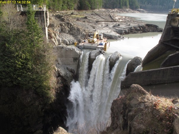 Decommissioning of the Glines canyon Dam on the Elwha River From USGS.gov