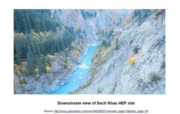 Downstream view of Sach Khas