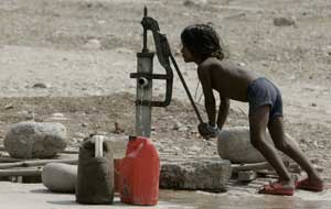 Vulnerable dependence on groundwater Photo: NASA