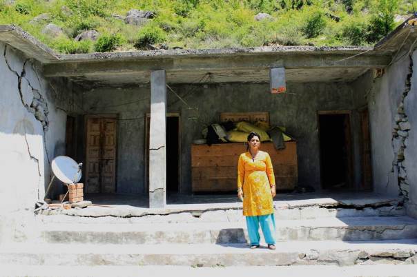 Lilo Devi’s house was located just above the HRT of the Chanju project. 12 houses were completely damaged by the tunnel construction in this village in December 2013