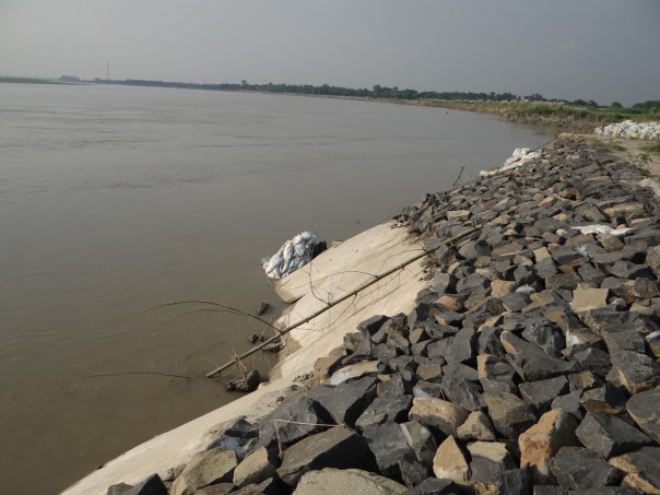 Anti erosion works get routinely swept away