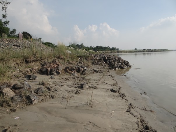 Anti Erosion work destroyed