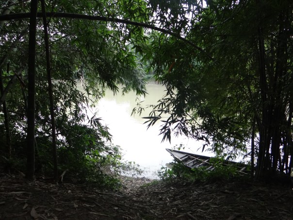 Meager fishing at Choto Bhagirathi Photo: Author