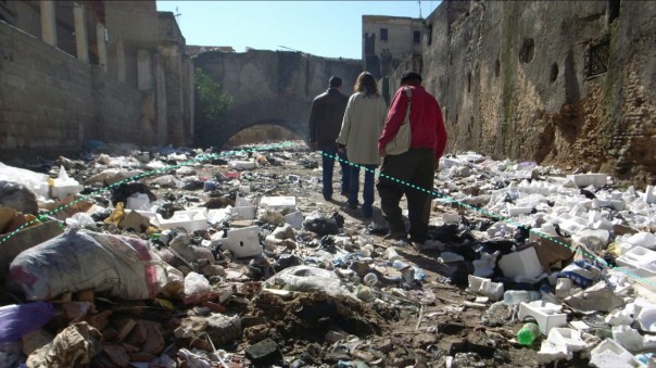 Fez River - A River of Trash as Aziza says Source - TED 