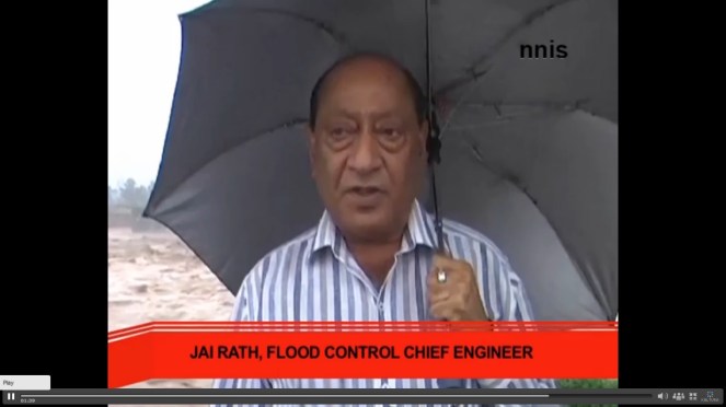 J&K Flood Control Chief Engineer called the situation Alarming. Photo Source - NNIS