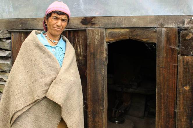 Ram Devi’s gharat in Yulla has been rendered useless along with another 4 above her’s. All due to the drying up of a water source – Yang baro