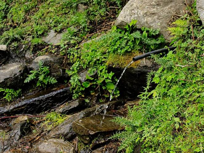 Yang Baro water source was feeding the watermills as well as irrigation channels. Now there is hardly any water for these