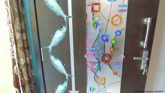 Hilsa used as a decorative element