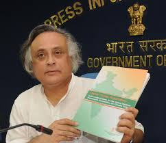 Erstwhile Environment Minister Jairam Ramesh at MoEF Photo from The Hindu
