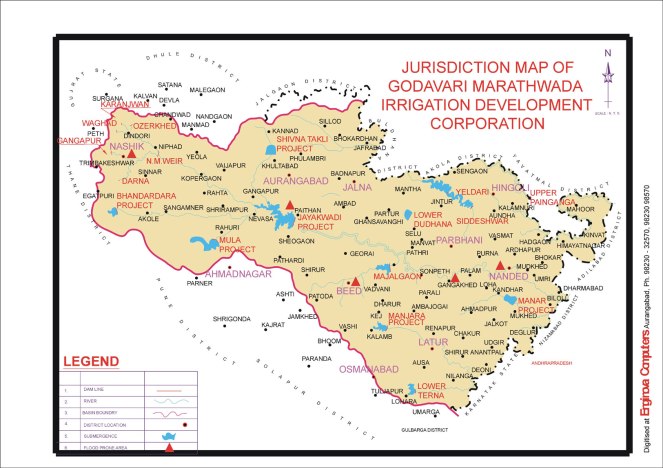 Projects under the jurisdiction of Godavari Marathwada Irrigation Development Corporation 