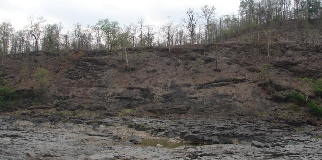 Dry Ambika River bed on Gujarat-Maharashtra border Photo: Parineeta Dandekar