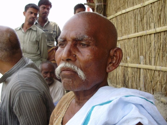 Sitaram Mukhia of Masaha Alam Village Photo by DK Mishra