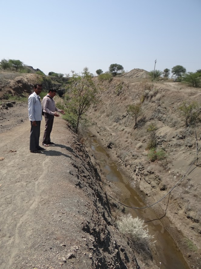 The deep Bhose khind tunnel, still incomplete which has dried many a well in the region Photo: Author