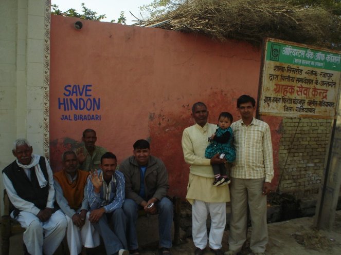 Hindon campaign in villages Photo by Vikrant Sharma