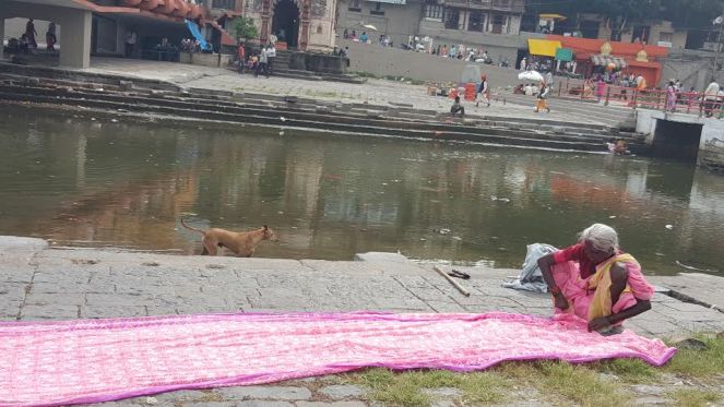 Goda Ghats before Kumbh Photo: Parineeta Dandekar