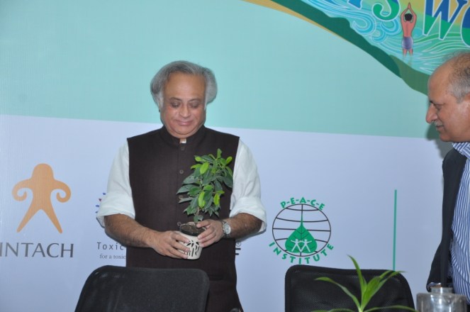 All photos of Jairam Ramesh at India Rivers Week inaugural function on Nov 21, 2014 (All photos courtesy: India Rivers Week)
