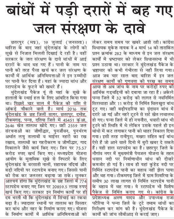 JST 20 July Map Dams