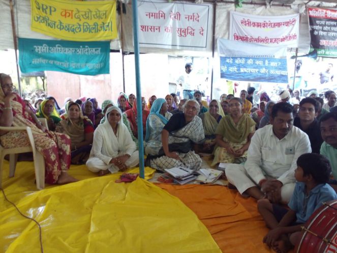 Narmada Satyagraha at Rajghat, August 2016