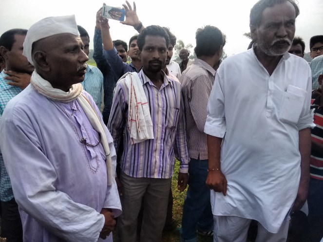 Villagers complaining about no compensation