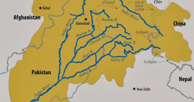 Indus Basin Map (Source: Kalyansir.net) 