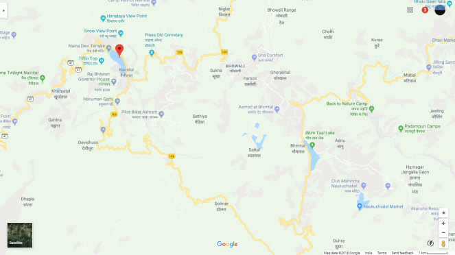 Nainital Maps
