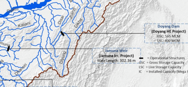 WRIS map Doyang Project