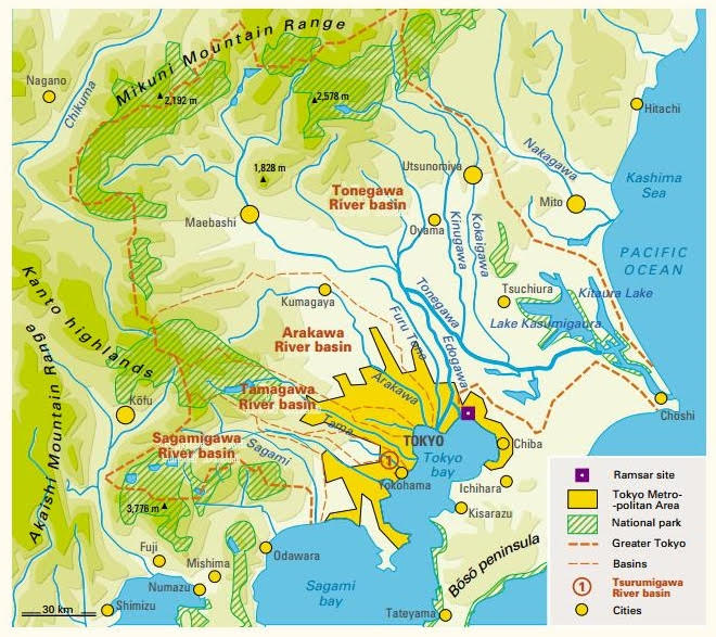 The River Basin Source-Ministry of Land Infrastructure and Transport