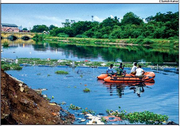 Cooum river 5 Oct. 2018