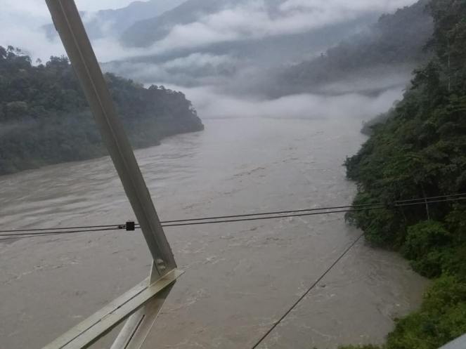 CWC Photo Siang River at Yingkiong on Oct 20 morning