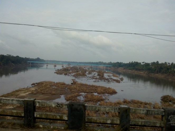 the Periyar river from the Kalady bridge on August 26 Madhu