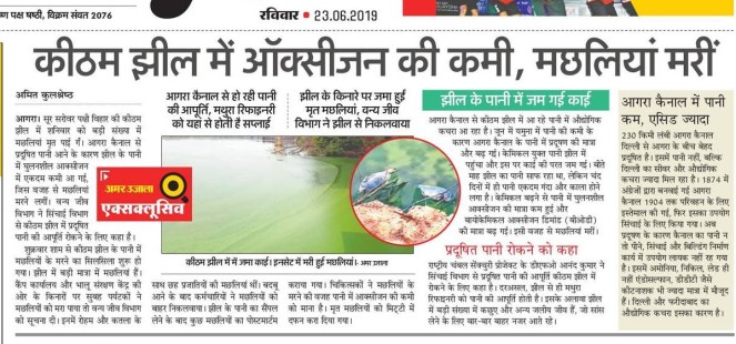 23 6 19 AU agra fish death