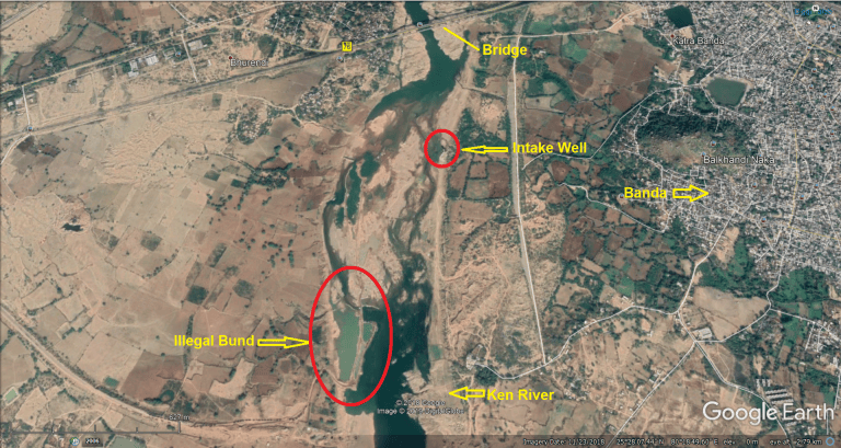 Sand Mafia Build Illegal Bunds In Ken River – SANDRP