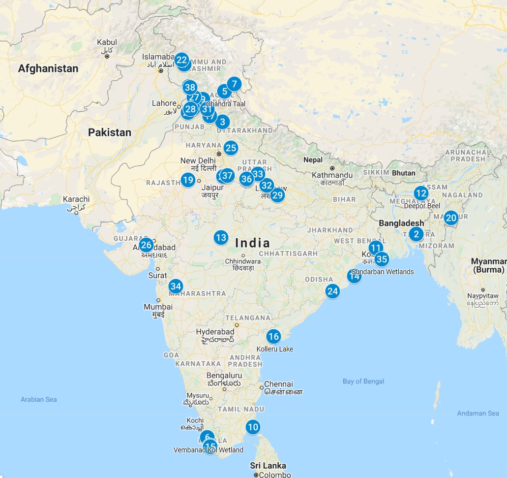 India Ramsar Wetlands